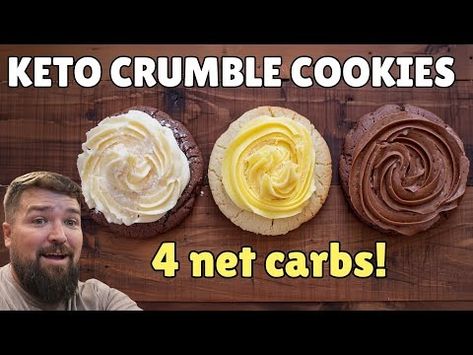 (4084) Perfect Cottage Cheese Keto Crumble Cookies: Indulge Without the Guilt 3 ways! - YouTube Keto Crumble, Low Carb Cottage Cheese Recipes, Keto Cottage Cheese Recipes, Carnivore Desserts, Cottage Cheese Keto, Keto Cottage Cheese, 17 Day Diet Recipes, Cookies Macaroons, Ww Snacks