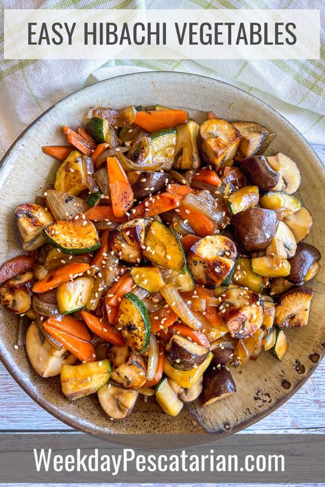 Sauteed Asian Veggies, Hibachi Potatoes, Hibachi Vegetables Air Fryer, Black Stone Hibachi Veggies, Blackstone Hibachi Veggies, Habatchi Veggies, Hibachi Vegetables Sauce, Chinese Sauteed Vegetables, Hibachi Side Dishes