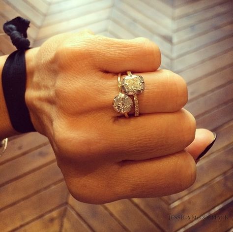 Jessica Mccormack, Catskills Wedding, Emerald Ring Vintage, Shine Bright Like A Diamond, Cushion Cut Diamonds, Stone Engagement Rings, Dream Ring, Emerald Ring, Vintage Engagement Rings