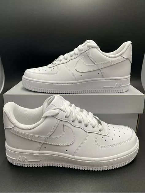 Nike Air Force 1 '07 Low ALL SIZES Triple White Men's CW2288-111 New White Get a price at https://copapair.com/nike-air-force-1-07-low-all-sizes-triple-white-mens-cw2288-111-new-white/ White Air Force Ones Outfit, Nike Air Force White, Air Force Ones Outfit, White Air Force Ones, Sneaker Closet, Air Force Shoes, White Air Force 1, White Air Forces, Nike Airforce 1