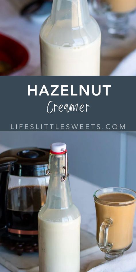 Home » Hazelnut Creamer This post may contain affiliate links. Please read my disclosure policy FEBRUARY 26, 2023 HAZELNUT CREAMER JUMP TO RECIPE Estimated reading time: 5 minutes This Hazelnut Creamer is so easy to put together with only 2 required ingredients, hazelnut extract, and half-and-half, evaporated milk, or cream of choice. You can make it dairy-free/non-dairy by using a plain, dairy-free creamer. You can have it sweetened with sugar, sugar syrup, or your favorite sweetener... Hazelnut Coffee Creamer Recipe, Easy Coffee Creamer, Sugar Free Iced Coffee, Low Carb Coffee Creamer, Sugar Free Coffee Creamer, Sugar Free Creamer, Homemade Coffee Creamer Recipe, Hazelnut Coffee Creamer, Healthy Coffee Creamer