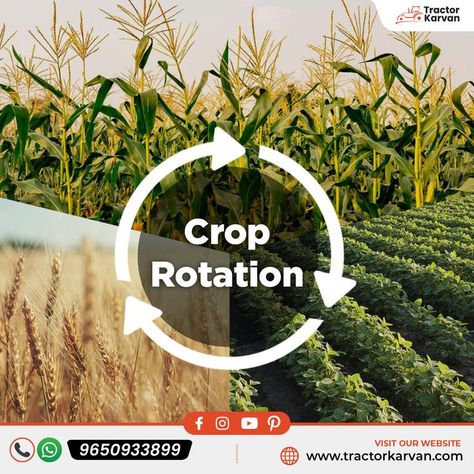 Crop Rotation in India, Meaning of Crop Rotation, Types of Crop Rotation Read all from Tractorkarvan. Soil Erosion, Crop Rotation, Tractor, Soil, Benefits, India, Collage, Pins, Quick Saves