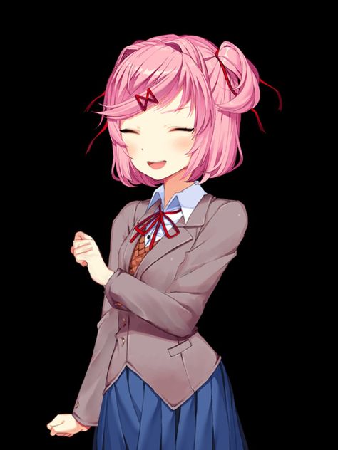 yayyy cutie!! Ddlc Sprites, Doki Doki, Literature Club, Literature, Anime, Art