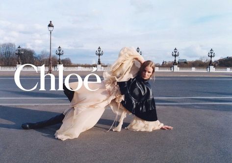 Chloé's Fall 2024 Campaign is a Parisian Fantasy Chloe Campaign, Chloe Fashion, Outdoor Shoot, Blonde Hair Inspiration, Fall 24, Paris Woman, Auburn Hair, Sporty And Rich, Photographer Branding