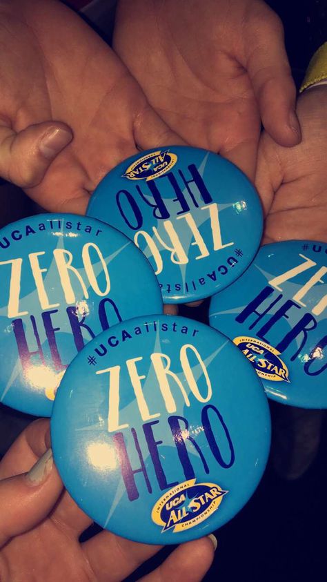 When you hit zero and get a pin!! Cheer Competition Pin Ideas, Cheer Competition Pins, Hit Zero Cheer Gifts, Cheer Close Pin Ideas, Hit Zero Cheer Pins, Disney Cheer Pins, Cheerleader Girls, Cheer Season, Allstar Cheer