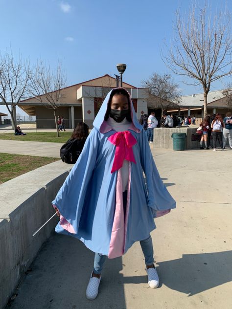 Yes…..I made this just to wear this on Disney day for spirit week at my school😭 Fairy God Mother, Fantasy Things, God Mother, Disney Day, Diy Fairy, Spirit Week, My School, Godmother, I School