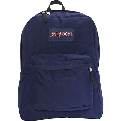 JanSport Superbreak Backpack- Sale Colors - Navy Moonshine - School... (92 BRL) ❤ liked on Polyvore featuring bags, backpacks, blue, utility bag, backpack bags, navy blue backpack, jansport daypack and navy blue bag Blue Backpacks, Navy Blue Backpack, Jansport Backpacks, Utility Backpack, Backpack Jansport, Jansport Superbreak Backpack, Navy Backpack, Navy Blue Bag, Padded Bag