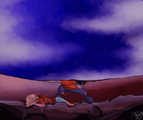 Percabeth Future, Percy Holding Up The Sky, Percy Holding The Sky, Percy Holding The Sky Fanart, Percy And Annabeth Holding The Sky, Percy Jackson Holding Up The Sky, Percy Jackson Injured Fanart, Percabeth Falling Into Tartarus Fanart, Percy And Annabeth In Bed