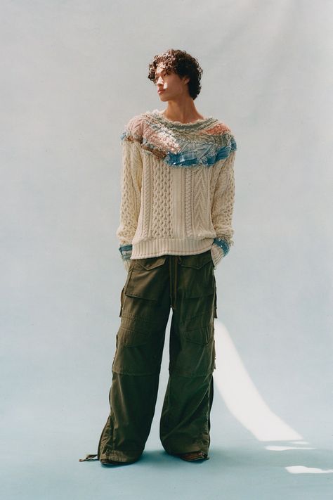 White Tie Dress, Greg Lauren, 일본 패션, Knitwear Fashion, Fair Isle Sweater, Mode Inspo, Spring 2023, Swimwear Fashion, Look Cool