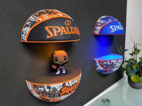 ✅CLICK THE LINK!⬆️ LED Shelf Basketball Spalding Graffiti Orange, perfect for any basketball fan! #basketball #spalding . #Basketball_Shelves #Basketball_Spalding #Dope_Room #Led_Shelf Basketball Shelves, Basketball Spalding, Led Shelf, Basketball Room Decor, Basketball Room, Unique Shelves, Boy’s Room, Shoe Shelf, Unique Decoration