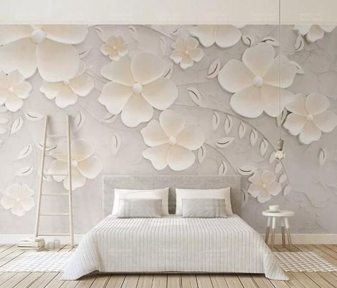 3d Wallpaper White, Wallpaper Walls Bedroom, Mural Simple, 3d Wallpaper Mural, 3d Wallpaper For Walls, 3d Light, Wall Mural Wallpaper, Tv Background, Removable Wall Murals