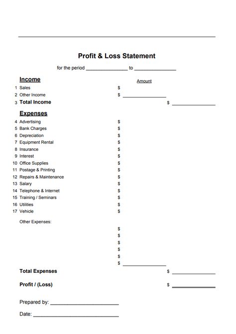 Fillable Form Profit and Loss (Extended w/ Calculator) Start A Non Profit, Profit And Loss, Fillable Forms, Profit And Loss Statement, Saving Strategies, Bill Organization, Sales Techniques, Income Statement, Writing A Business Plan