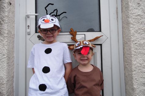 Olaf and Sven Themed Halloween Costumes, Boy Costumes, Olaf, Holidays Halloween, Halloween Costumes, Frozen, Halloween