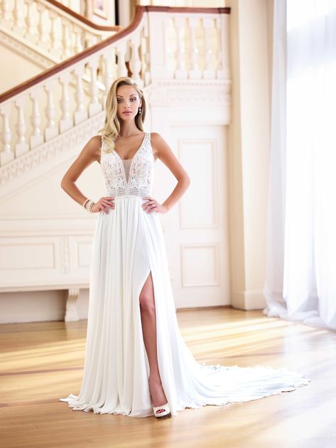 Enchanting by Mon Cheri Wedding Dresses & Bridal Spring 2019 | Brides Enchanting By Mon Cheri, Diamond Wedding Dress, Claire Pettibone Wedding Dress, Rhinestone Wedding Dress, Mon Cheri Bridal, Aline Wedding Dress, 2015 Wedding Dresses, Gorgeous Wedding Dress, Mon Cheri