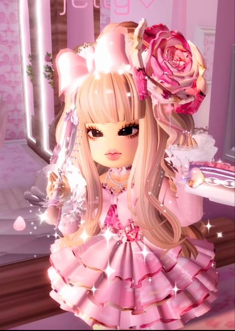 Hime Gyaru Roblox Avatar, Hime Gyaru Royale High, Rh Gyaru, Gyaru Royale High Outfits, Gyaru Royale High, Royal High Outfits Ideas, Royal High Outfits, Rh Hacks, Royals High