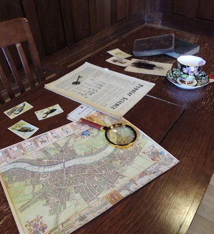 Poison in Princeton: A Sherlock Holmes Escape Room | Pop Goes the Page Sherlock Holmes Room, Sherlock Holmes Party, Sherlock Party, Escape Box, Room Escape Games, Escape Room Diy, Escape Puzzle, Detective Party, Spy Birthday Parties