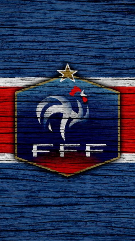 France Football Logo, Football Logo Wallpaper, Fff Logo, France National Football Team, Wallpaper Football, France National Team, Panoramic Wallpaper, France Football, Wallpaper For Mobile