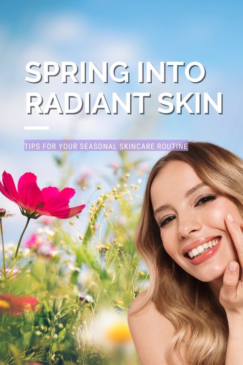 5 Holistic Skincare Tips for the Spring Season - NEW BLOG POST. Spring is in the air, it's time to refresh your skincare routine for the season. Tips for blossoming skin. Exfoliation, Hydration, Lightweight Skincare, Sun Protection and Self Care - With these holistic spring skincare tips, you'll be glowing from the inside out in no time. Happy springing!  Find out more on the Blog Post! Spring Skincare, Seasonal Skincare, Holistic Skincare, Body Wellness, Skincare Quotes, Spring Is In The Air, Clean Skincare, Skincare Tips, Skin Tips