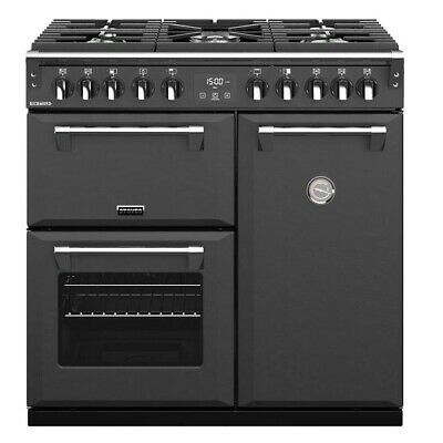 (eBay) Stoves Richmond S900DF_AI Dual Fuel Range Cooker in Anthracite - 16 Months Old Black Range Cooker, Dual Fuel Range Cookers, Cooking Temperatures, Electric Grill, Range Cooker, Electrical Connection, Cooking Appliances, Meat Cuts, Iron Pan