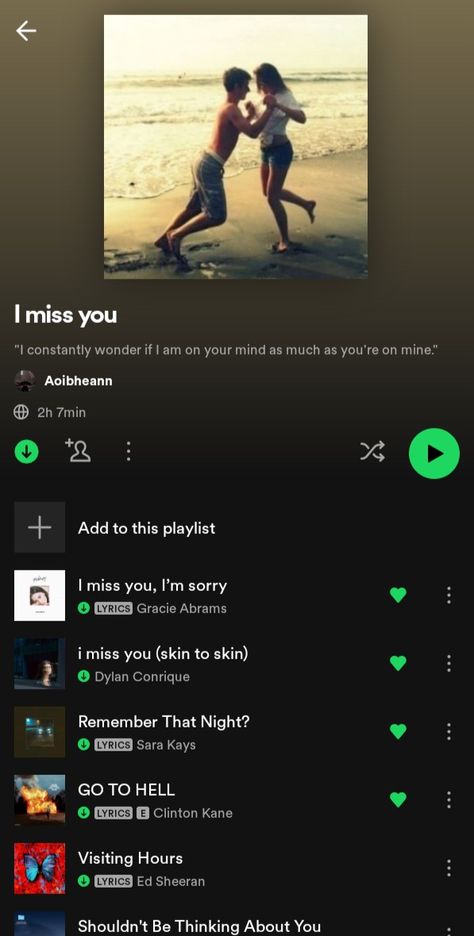 I Miss You Playlist, Miss You Playlist, Miss You Songs For Him, Miss You But Can't Tell You, Missing Someone Songs, Missing You Songs, Sorry Lyrics, Nights Lyrics, Gonna Miss You