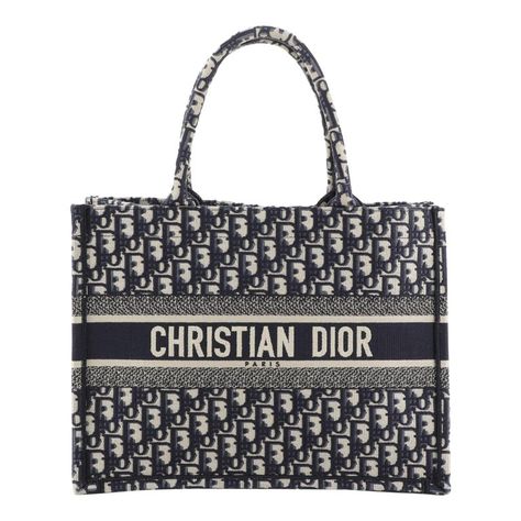 Christian Dior Book Tote Oblique Canvas Small | From a unique collection of rare vintage Tote Bags at https://www.1stdibs.co.uk/fashion/handbags-purses-bags/tote-bags/. Female Books, Christian Dior Logo, Handbag Design, Dior Book, Dior Oblique, Book Tote Bag, Dior Logo, Dior Book Tote, Monogram Handbag