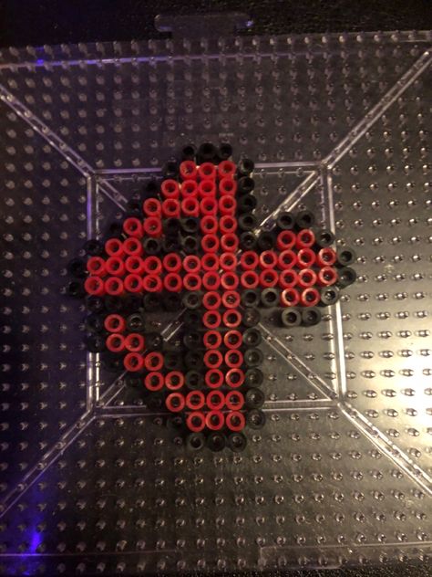 Bill Cipher Kandi Pattern, Ranboo Perler Bead, Lovejoy Pixel Art Grid, Ranboo Pixel Art, Lovejoy Perler Beads, Dsmp Perler Bead Patterns, Lovejoy Pixel Art, Dsmp Perler Beads, Dsmp Pixel Art