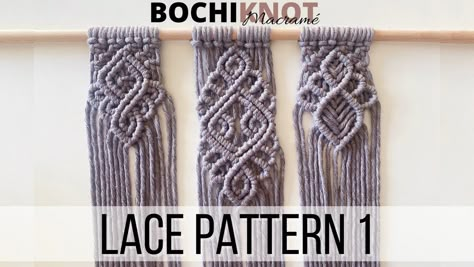 Advanced Macrame, Micro Macrame Tutorial, Diy Bracelets With String, Free Macrame Patterns, Macrame Knots Tutorial, Macrame Lace, Macrame Knots Pattern, Macrame Tutorials, Macrame Wall Hanging Diy