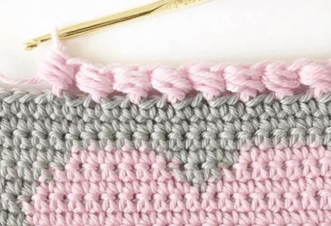 Use these seven crochet blanket borders to create the perfect finishing touch for your next crochet afghan or blanket pattern! Borders Crochet Blanket, Boarder Crochet For Blankets, Crochet Borders With Bernat Blanket Yarn, Crochet Blanket Finishing Edge, Crochet Afghan Borders Easy, One Row Crochet Border, Simple Blanket Border Crochet, Borders For Chunky Blankets, Adding Border To Crochet Blanket