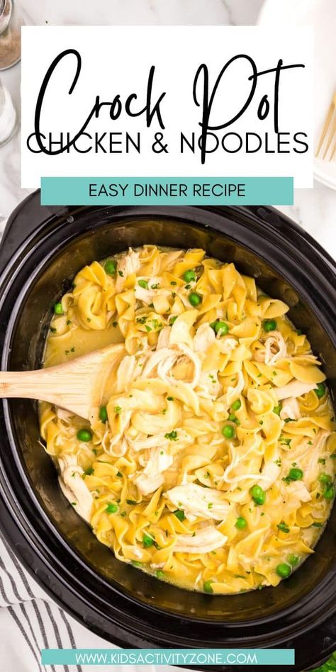 Crock Pot Dump Meals Chicken, Chicken Meal In Crockpot, Crock Pot Meal With Chicken, Chicken Recipes And Noodles, Comforting Chicken And Noodles Crockpot, Crockpot Chicken And Noodles Recipes Slow Cooker, Chicken Crockpot Recipes Low Sodium, Chicken Dishes In Crockpot, 8 Hour Chicken Crockpot Recipes