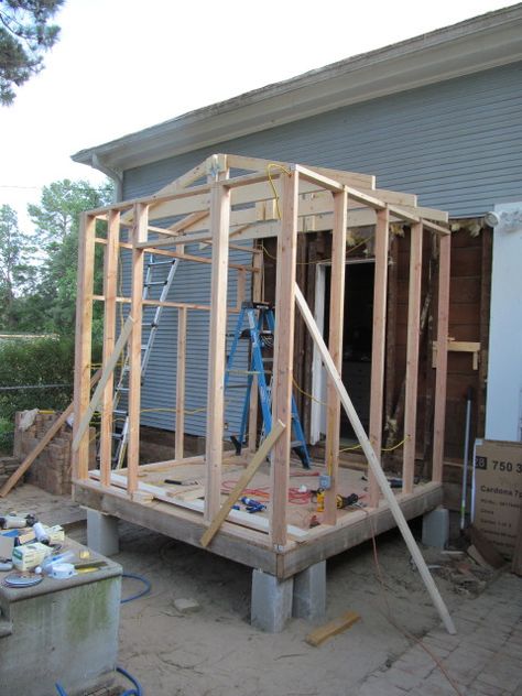 Mudroom Addition Exterior, Mud Room Addition, Laundry Room Addition, Mudroom Addition, Wall Framing, Mud Room Entry, Bathroom Addition, Mudroom Entryway, Room Extensions