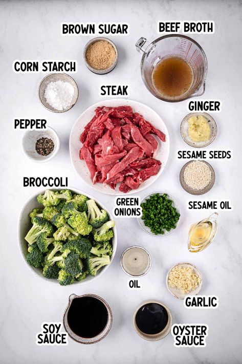 Panda Express Broccoli Beef - Chefjar Panda Express Broccoli, Homemade Panda Express, Recipes Crockpot Easy, Steak And Broccoli, Recipes Easy Quick, Teriyaki Recipe, Teriyaki Beef, Culinary Cooking, Beef Strips