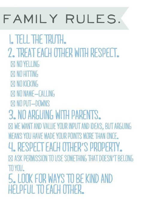 House Rules, Free printable. Hanging the family rules in your house is a great way to teach your kids respect, discipline and boundaries. Great advice for parents. #raisingkids #parentingadvice #parentinghacks #discipline #parentinghacks #freeprintable Rules For Kids, Discipline Quotes, Dad Advice, Confidence Kids, Family Rules, Smart Parenting, Discipline Kids, Name Calling, Kids Behavior