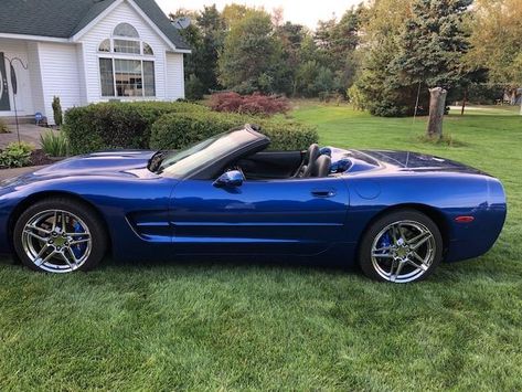 Head Turner, Supercharged 2003 Corvette, Chevy Corvette For Sale, Used Corvettes For Sale, Used Corvette, Blue Exterior, Corvette For Sale, Corvette Convertible, For Sale By Owner, Chevy Corvette