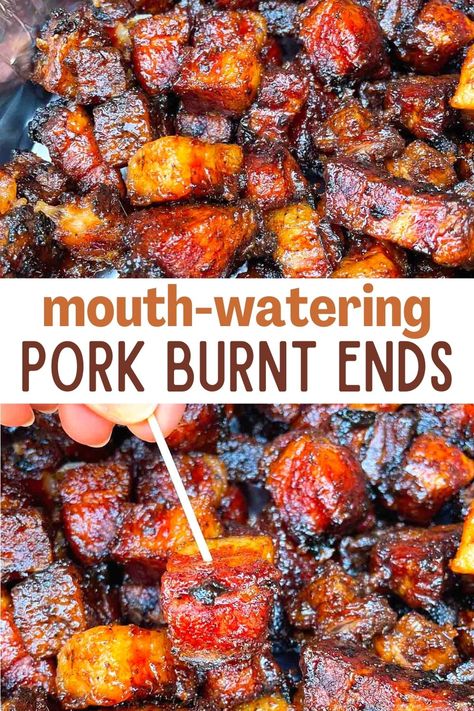 Burnt Ends Recipe Smoker, Smoked Pork Burnt Ends, Pork Belly Burnt Ends Recipe, Best Pork Belly Burnt Ends, Pork Belly Burnt Ends Big Green Egg, Porkbelly Burnt Ends, Smoker Pork Belly Burnt Ends, Traeger Pork Belly Burnt Ends, Pellet Smoker Burnt Ends