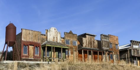 Old West Decor, Cowboy Town, Old Western Towns, Old West Town, Shop Facade, Town Building, West Town, Small Town America, Western Town