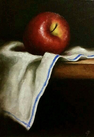 Apple Painting, Life Drawing Reference, Still Life Images, Art Paintings For Sale, Still Life Fruit, Fruit Photography, Food Painting, Still Life Oil Painting, Fruit Painting