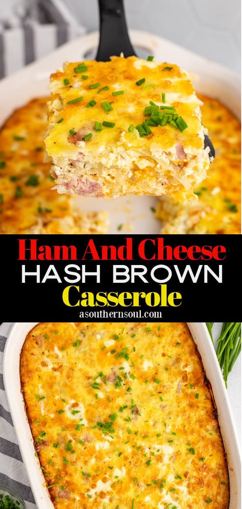 Ham And Cheese Hash Brown Casserole Hashbrown Ham Breakfast Casserole, Christmas Breakfast Casserole With Hashbrowns, Ham Egg And Hashbrown Casserole, Breakfast Ham Casserole Recipes, Ham Egg Hashbrown Breakfast Casserole, Ham And Cheese Hash Brown Casserole, Ham And Cheese Hashbrown Casserole, Ham Leftover Ideas, Quick Breakfast Casserole