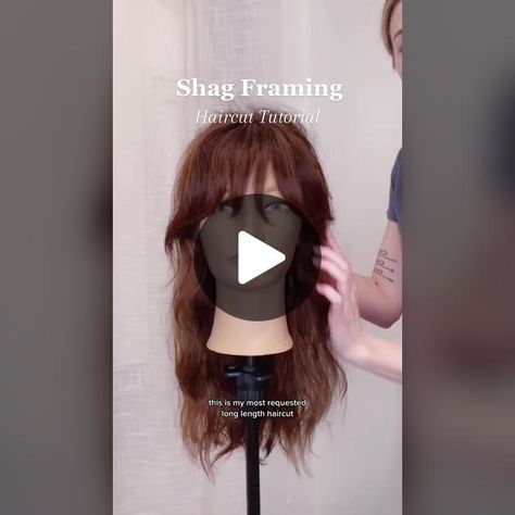 Long Shaggy Haircuts, Long Length Haircuts, Corte Shag, Corte Shaggy, Woman Mullet, Diy Curls, Self Haircut, Long Wolfcut Haircut With Bangs, Shaggy Long Hair