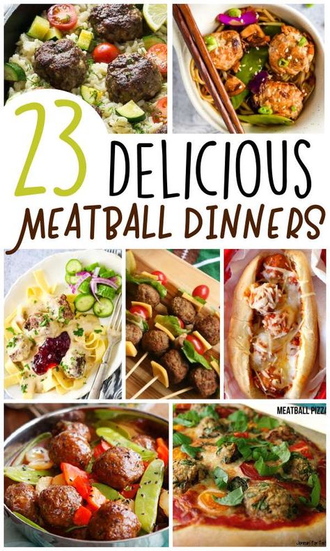 Dishes With Meatballs Dinners, Easy Dinner With Meatballs, Using Meatballs In Recipes, Meatball And Veggie Recipes, Turkey Meatballs Meal Ideas, Ways To Eat Meatballs, What To Cook With Meatballs, Beef Meatball Meals, Meatball Serving Ideas