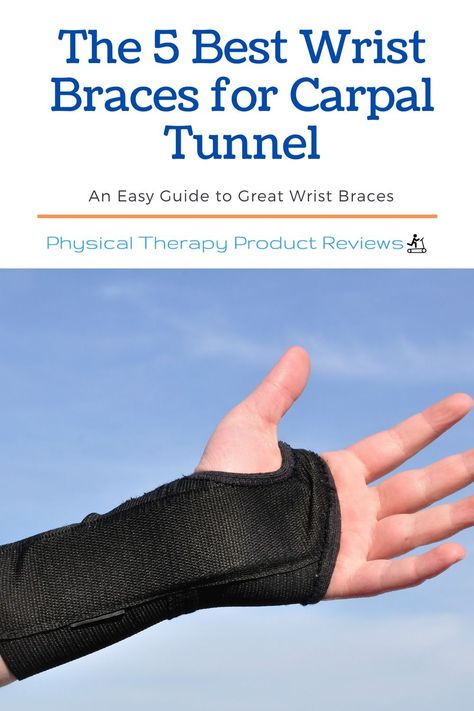 The 5 Best Wrist Braces for Carpal Tunnel - see our guide to the best braces to get your wrist back Diy Wrist Brace, Wrist Exercises For Pain, Wrist Sprain, Kt Tape Wrist Carpal Tunnel, Carpultunal Wrist Relief, Wrist Stretches Carpal Tunnel, Carple Tunnel, Wrist Exercises Carpal Tunnel, Wrist Pain Relief