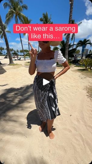 Pareo Skirt, Awesome Blouse, Pack Light, Vacation Outfit, Beach Vibes, Sarong, Packing Tips, Outfit Details, Repurpose