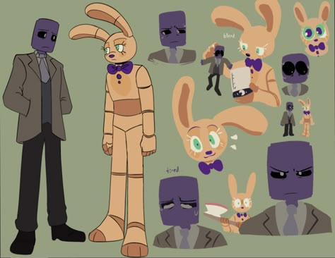 William Afton Comic Book, The Mind Electric, Steve Raglan, Mind Electric, Yellow Rabbit, Ballora Fnaf, Spring Bonnie, Dave Miller, Good Horror Games