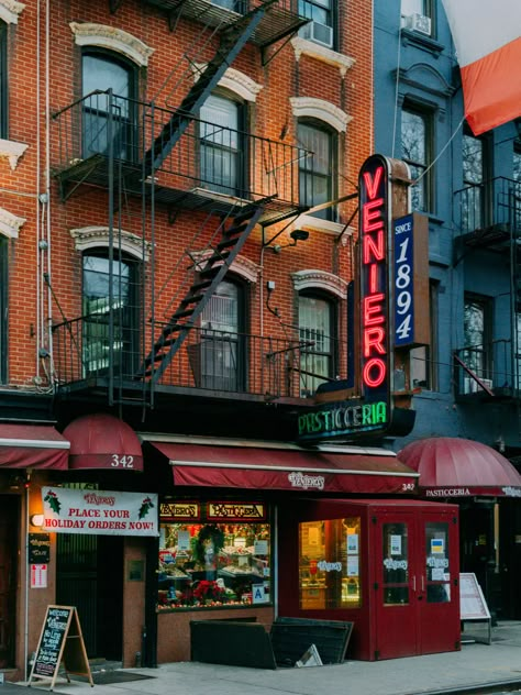 At Veniero’s, a New York Bakery Where Frank Sinatra Liked to Buy Pastries - The New York Times Italian Pastry Shop, New York Bakery, Bakery New York, Since 1894, New York Neighborhoods, San Myshuno, Italian Pastries, Bleecker Street, Italian Pastry