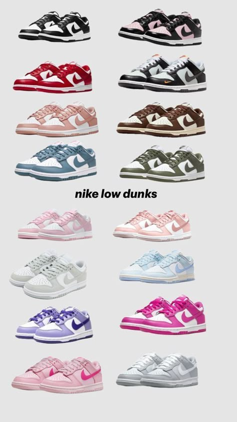 Shoes For Teens, Nike Shoes Women Fashion, Low Dunks, Shoes For School, Pretty Sneakers, Back To School Shoes, Trendy Shoes Sneakers, Nike Fashion Shoes