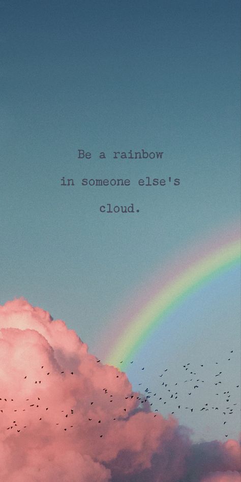 Rainbow Lockscreen Aesthetic, Rainbow Aesthetic Wallpaper Iphone, Rainbow Clouds Aesthetic, Rainbow Aesthetic Quotes, Rainbow Lockscreen, Pride Lockscreen, Rainbow Clouds Wallpaper, Rainbow Aesthetic Wallpaper, Lavender Quotes