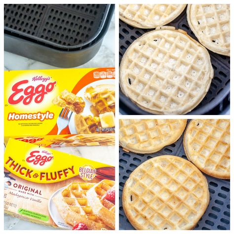 Waffles In Air Fryer, Air Fryer Recipes Breakfast, Air Fryer Recipes Dessert, New Air Fryer Recipes, California Roadtrip, How To Make Waffles, Air Fryer Cooking Times, Cooks Air Fryer, Frozen Waffles