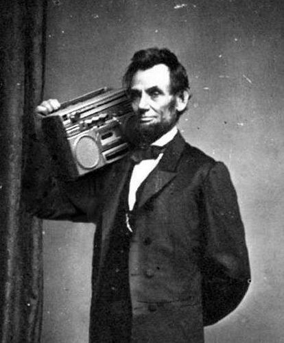 Just Lincoln making Monday awesome.. Very Important Person, The Windy City, Arte Popular, Abraham Lincoln, Graphic Design Art, Music Art, Make Me Smile, Lincoln, Cool Pictures