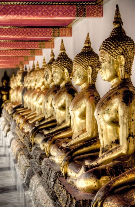 Wat Pho, Bangkok, Thailand Wat Pho Bangkok, Buddha Thailand, Wat Pho, Bangkok City, Bangkok Travel, Ao Nang, Phi Phi Island, Thai Silk, Buddha Statues