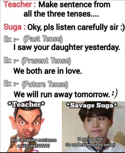 Savage Jokes To Tell, Jokes Dirty, Love Wallpapers, Easy Korean Words, Army Jokes, Learn Photo Editing, Relationship Jokes, Funny Video Clips, Bts Memes Hilarious