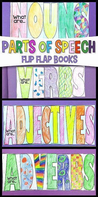 Parts Of Speech Interactive Notebook, 2nd Grade Grammar, Nouns Verbs Adjectives Adverbs, Schoolhouse Rock, 3rd Grade Writing, Nouns Verbs Adjectives, 2nd Grade Writing, 2nd Grade Ela, Language Art Activities